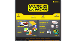 Desktop Screenshot of letrerosytoldoslapalma.com