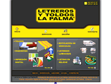 Tablet Screenshot of letrerosytoldoslapalma.com